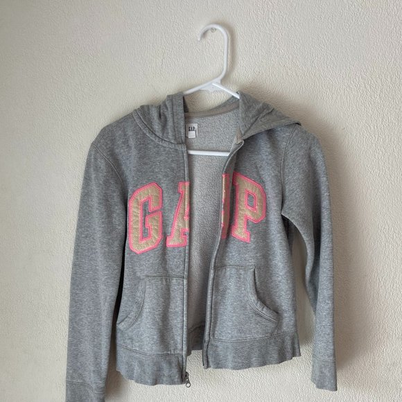 5/$25 Girls Gap Grey Jacket Size XL - Picture 3 of 4
